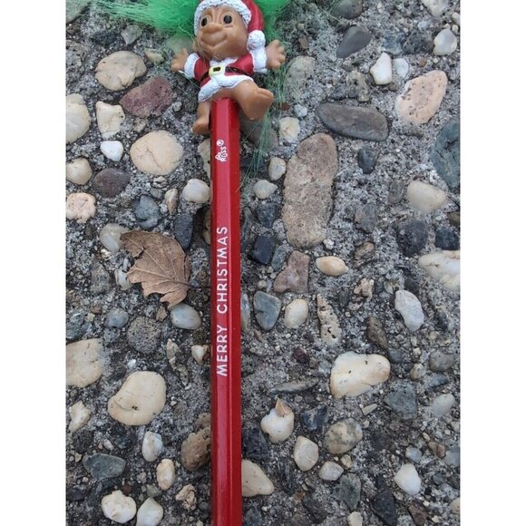 Vintage Retro Russ Red Father Merry Christmas Troll Santa Pencil Unused Russ - Picture 3 of 10